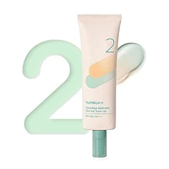 numbuzin No.2 Goodbye Redness Derma Tone Up | Color Corrector, Green to ...