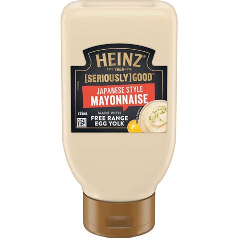 Calories in Heinz Seriously Good Mayonnaise Japanese Style Mayo ...