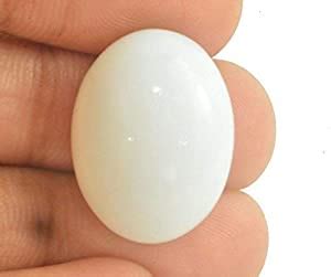 S Kumar Gems & Jewels 6.25 Ratti Certified Natural Original White Opal ...