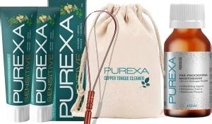 PUREXA Hydrogen peroxide Mouthwash |Copper Tongue Cleaner |Sensitivity ...