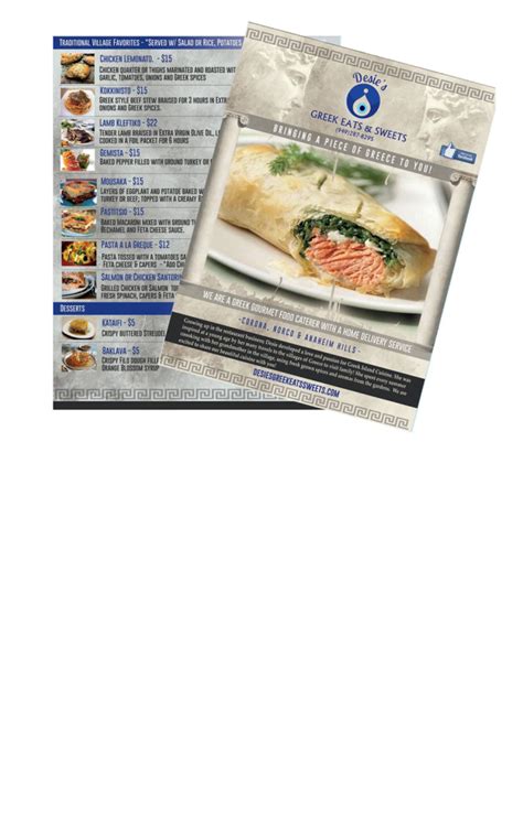 Image result for Customized Menu Design