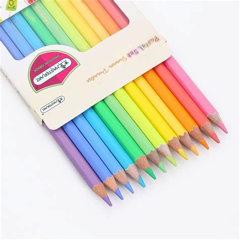 Snapklik.com : MASTERART Pastel Colored Pencils 12 Colors For Kids And ...