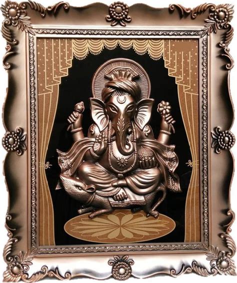 Japson Ganesha 3d Wall Hanging Photo Frames of Gods Showpiece Showpiece ...
