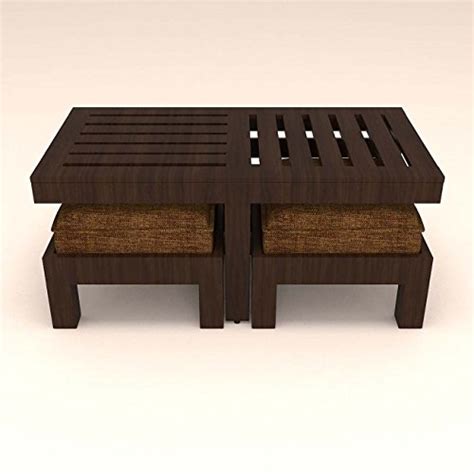 COSTA Brown Wooden Center/Coffee Table Brown ABKN : Amazon.in: Home ...