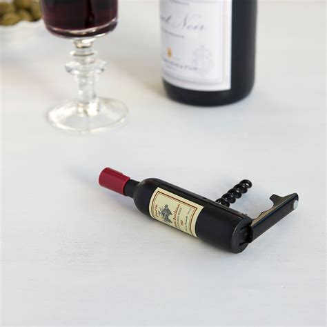 Magnetic Wine Bottle Corkscrew & Bottle Opener | Rex London ...