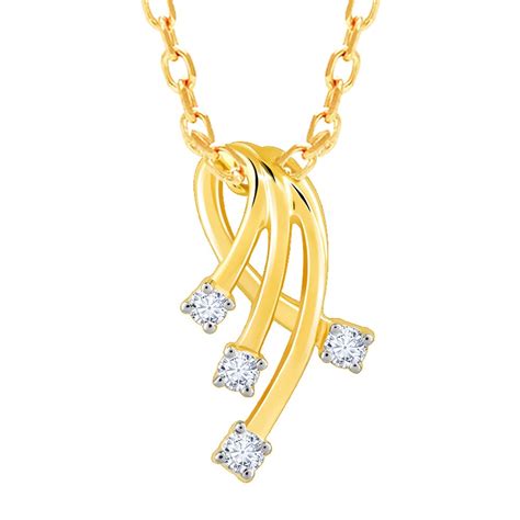 GIVA 14K Yellow Gold Star-Trail Diamond Pendant|Gold Gifts for Women ...