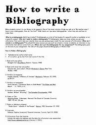 Image result for bibliography