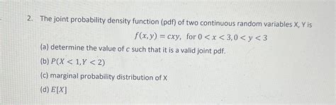 Image result for Joint Probability Density Function Examples