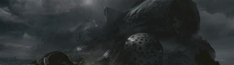 Download wallpaper the sky, clouds, clouds, fiction, ship, the crash ...