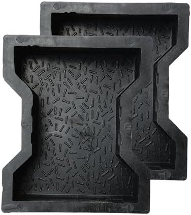 Reyal Paver Block Mould I-Shape Pack of 2 Interlocking Block Mould For ...