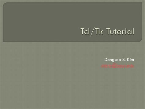 Image result for TCL Language Tutorial