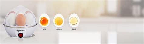 Buy amazon basics Electric Egg Boiler | 3 Boiling Modes | Automatic ...