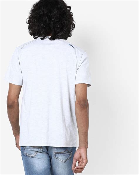 Buy Grey Wildcraft Graphic Print Crew-Neck T-shirt | AJIO