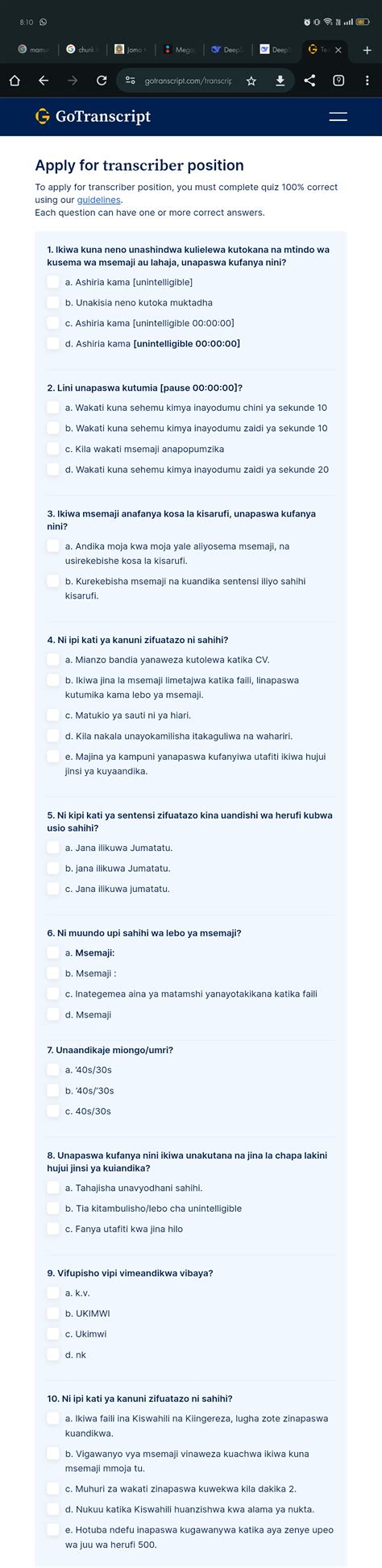 Image result for Apply for Transcriber Position