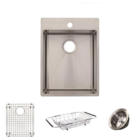 Franke Vector 17.5-in x 22.5-in Stainless Steel Single Bowl Tall (8-in ...