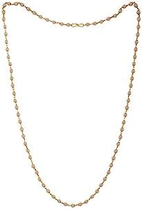 Handicraft Kottage Brass Gold Plated Chain for Women (ACH 017) : Amazon ...