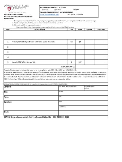 Fillable Online Request For Pricing Form Template - Jotform Fax Email ...
