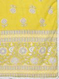 Buy Lime Green Printed Cotton Anarkali Kurti With Sharara & Dupatta ...