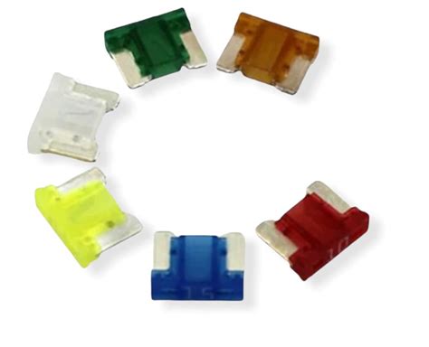 AUTO-EX Car Low Profile Micro Mini Blade Fuse Small Fuses [5,10,15,20 ...