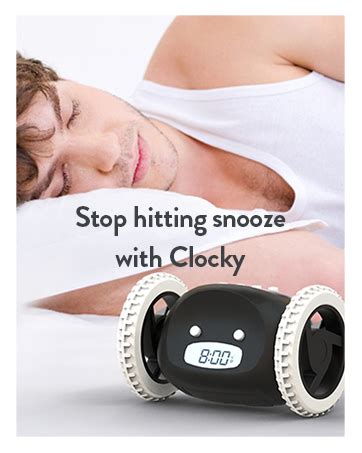 Clocky Alarm Clock On Wheels