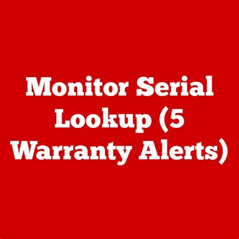 Image result for Serial Number On Computer Monitor