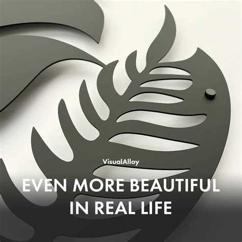 Metal Leaf Wall Decor & Art [Black Metal 2025] - VisualAlloy