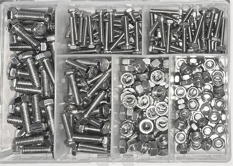 M3,M4,M5 Bolts Nuts & Washers/Length of Bolts 16MM/ Stainless Steel 304 ...