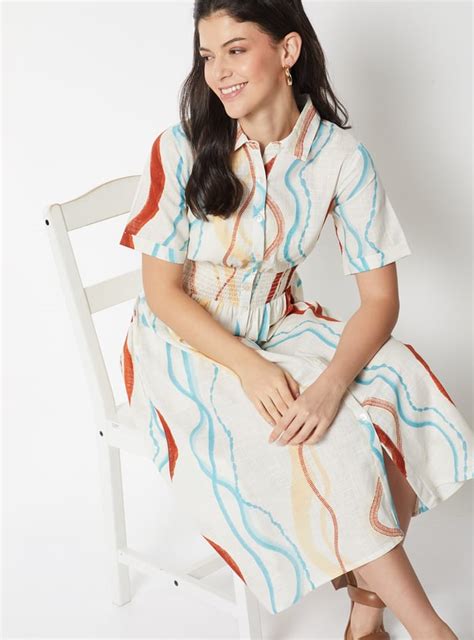 Buy Women Printed Shirt Dress Online at just Rs. 999.0 - 1000016565385 ...