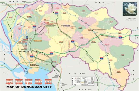 东莞市地图-