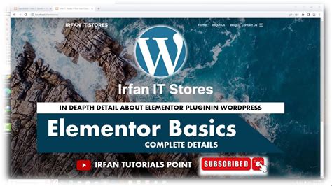 Image result for Basic Elementor Tutorial