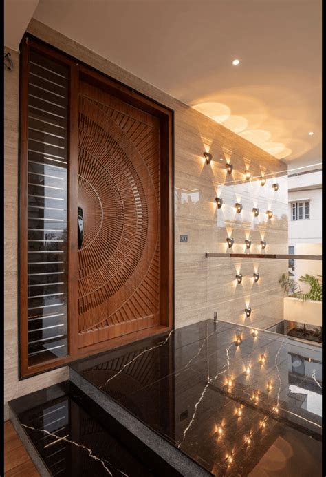 Trueliving Cozy Look Wooden-Single-Main Door I Single Door (8 ft in he ...