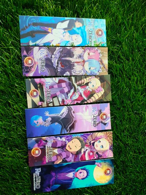 ReZero Theme Bookmarks (6 Pcs) – The Indian Book Store