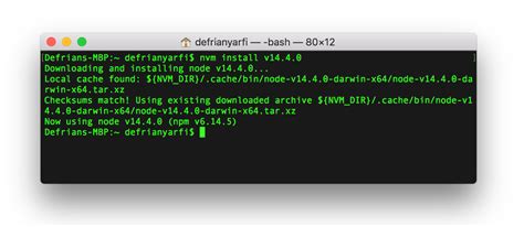 Change Node Version Using Nvm 的图像结果
