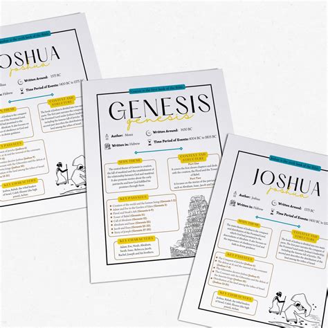Printable Bible Study Guides | Lesson for Each Book of the Bible ...