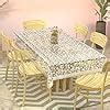 Buy Kuber Industries Table Cloth for Dining|90x60 Inch |Stone Print ...