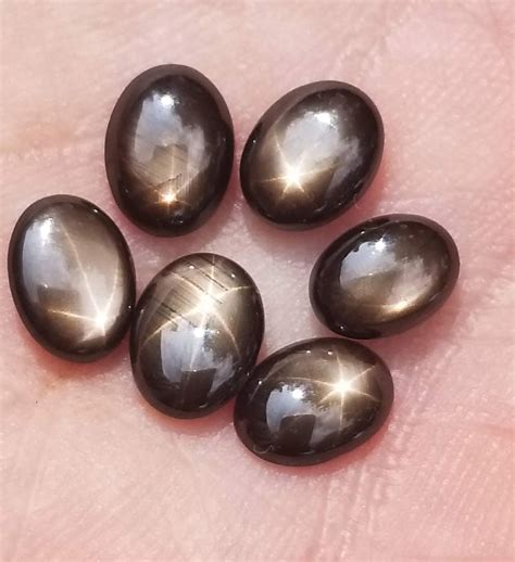 Black Star Sapphire Stone