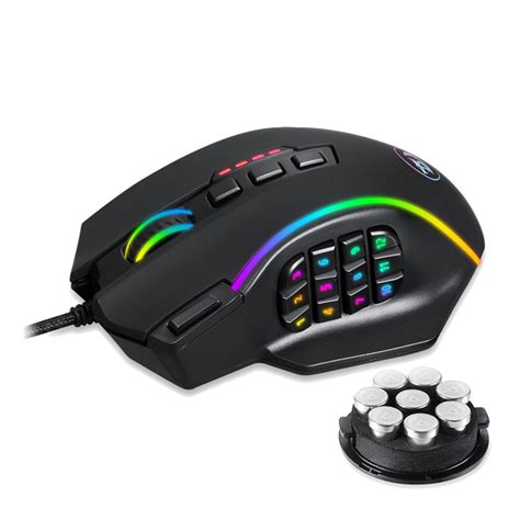 Perdiction M901 K-2 RGB Wired Mouse with Weights – Redragon India