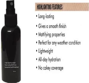 Amaryllis Professional Natural Long Lasting Makeup Setting Spray ...
