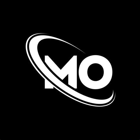 MO logo. M O design. White MO letter. MO letter logo design. Initial ...