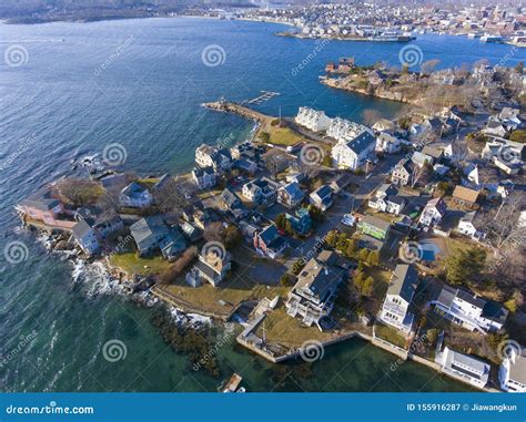 Rocky Neck in Gloucester, Cape Ann, MA, USA Stock Image - Image of ...