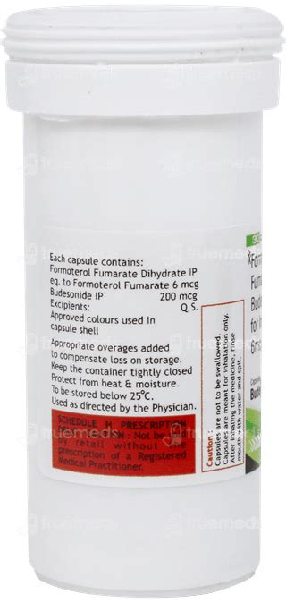 Budepress 6 | Order Budepress 6/200 MCG Rotacap 30 Online at Truemeds