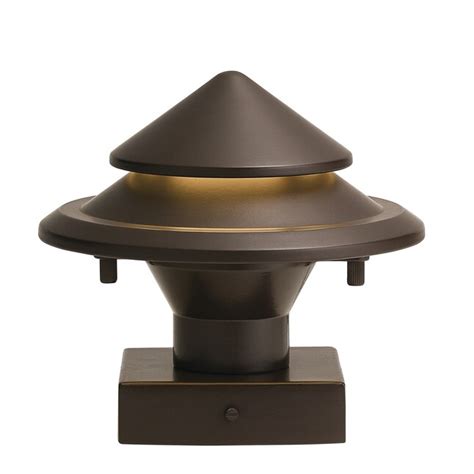 Kichler 4-in x 4-in 250-Lumen 3-Watt Olde Bronze Low Voltage Hardwired ...