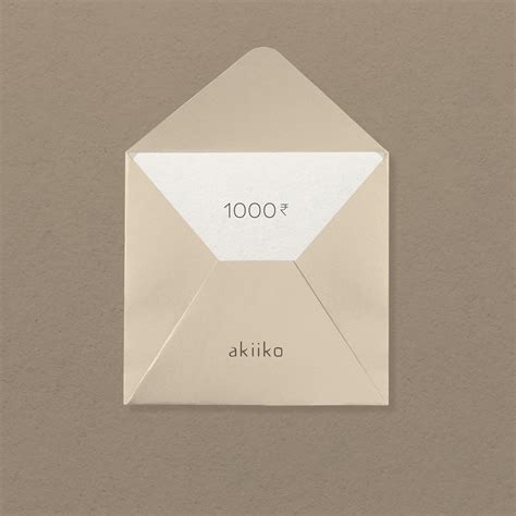 akiiko's Gift card Rs.1000 – Eco Cotton Product | Akiiko