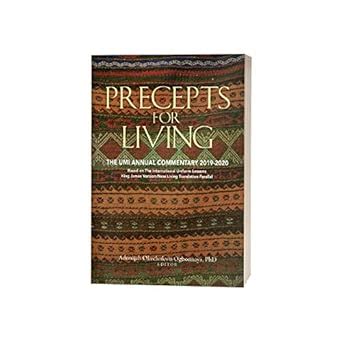 Precepts For Living: The UMI Annual Bible Commentary 2019-2020 : Urban ...