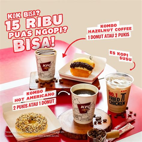 Promo KFC Hari Ini, Kopi + Donut Rp15 Ribu