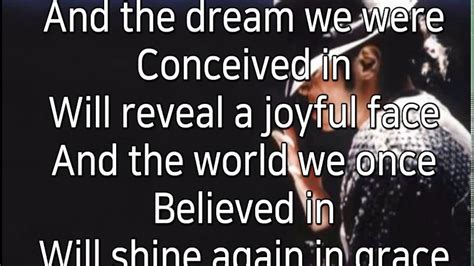 Michael Jackson - Heal the world lyrics - YouTube