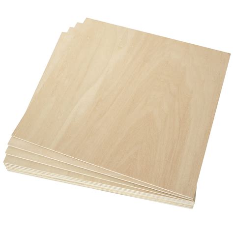 Buy 12 Pack 1/8 inch Basswood Sheets 12x12 Square 3mm Plywood Sheets ...