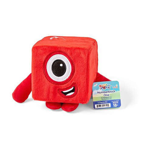 Buy hand2mind Numberblock One Plush, Small Plush Figure Toys, Cute ...