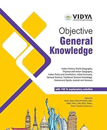 Objective General Knowledge (English) : Vidya Editorial Board: Amazon ...