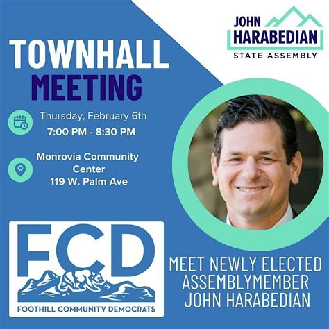 FCD Monthly Meeting and Townhall Event with Assemblymember John ...